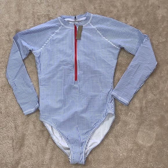 J. Crew Other - J Crew Longsleeve One Piece Swimsuit Size 12